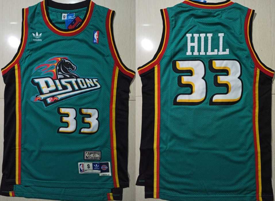Pistons 33 Grant Hill Green Hardwood Classics Jersey,We sell and wholesale Pistons 33 Grant Hill Green Hardwood Classics Jersey on line form chian!
